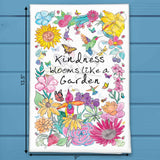 Kindness Grows Tea Towel – Garden Flower Decor – Avery's Home