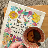Kindness Grows Tea Towel – Garden Flower Decor – Avery's Home