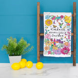 Kindness Grows Tea Towel – Garden Flower Decor – Avery's Home