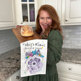 Today’s Menu Tea Towel – Lazy Kitchen Decor – Avery's Home