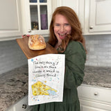 I Love Cheese Tea Towel – Dairy Delight Gift – Avery's Home