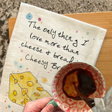 I Love Cheese Tea Towel – Dairy Delight Gift – Avery's Home