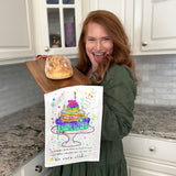 We Were Wild Cake Tea Towel – Funny Birthday Gift – Avery's Home