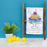 We Were Wild Cake Tea Towel – Funny Birthday Gift – Avery's Home