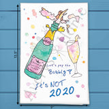 Not 2020 Again Tea Towel – Funny New Year Decor – Avery's Home