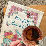 Happy Baking Tea Towel – Sweet Spring Decor – Avery's Home