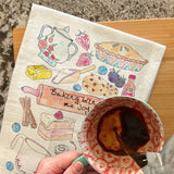Baking Brings Joy Tea Towel – Cookie & Cake Decor – Avery's Home