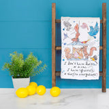 Ducks & Squirrels Tea Towel – Funny Chaos Humor – Avery's Home