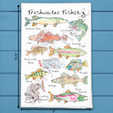 Freshwater Fishing Tea Towel – Lake Catch Decor – Avery's Home