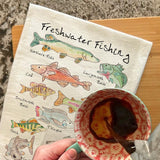 Freshwater Fishing Tea Towel – Lake Catch Decor – Avery's Home