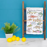 Freshwater Fishing Tea Towel – Lake Catch Decor – Avery's Home