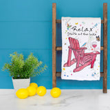 Lake Chair Relaxation Tea Towel – Dockside Decor – Avery's Home
