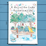 Day on the Water Tea Towel – Outdoor Relaxation Gift – Avery's Home