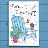 Porch Therapy Tea Towel – Adirondack Lake Decor – Avery's Home