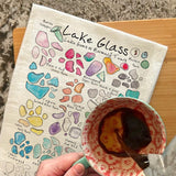 Lake Glass Collector Tea Towel – Shoreline Decor – Avery's Home