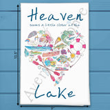 Heaven at the Lake Tea Towel – River Retreat Decor – Avery's Home