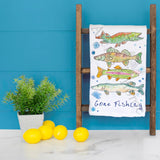 Gone Fishing Tea Towel – Lake Life Souvenir – Avery's Home