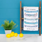 Lake Life Canoe Tea Towel – Nature Paddle Decor – Avery's Home