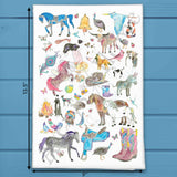 Ranch Life Tea Towel – Western Country Decor – Avery's Home