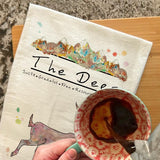 Mountain Deer Tea Towel – Woodland Antler Decor – Avery's Home