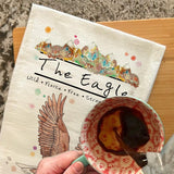 Mountain Eagle Tea Towel – Soaring Nature Decor – Avery's Home