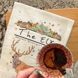 Mountain Elk Tea Towel – Woodland Majesty – Avery's Home