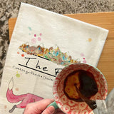 Mountain Fox Tea Towel – Rustic Wildlife Decor – Avery's Home