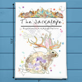 Mountain Jackalope Tea Towel – Mythical Decor – Avery's Home