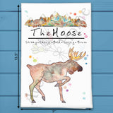 Mountain Moose Tea Towel – Woodland Decor – Avery's Home