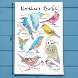 Northern Birds Tea Towel – Backyard Birdwatcher Gift – Avery's Home