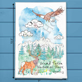 Grand Teton National Park Tea Towel – Wyoming Decor – Avery's Home