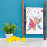Cardinal Couple Tea Towel – Lovebirds in the Pines – Avery's Home