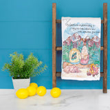 Happiness in the Mountains Tea Towel – Outdoor Joy Decor – Avery's Home