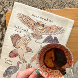 Birds of Prey Tea Towel – Raptor Enthusiast Decor – Avery's Home