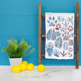 Animal Tracks Tea Towel – Mountain Hiking Decor – Avery's Home