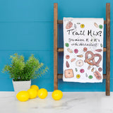 Trail Mix Ingredients Tea Towel – Camping Snack Humor – Avery's Home