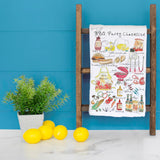 BBQ Grilling Checklist Tea Towel – Backyard Decor – Avery's Home
