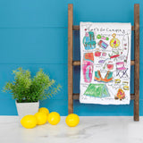 Let’s Go Camping Tea Towel – Nature Explorer Decor – Avery's Home