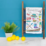 Let’s Go Fishing Tea Towel – Outdoor Lake Decor – Avery's Home