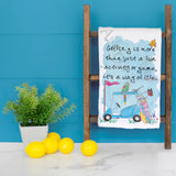 Golf Lifestyle Tea Towel – Tee Time Decor – Avery's Home