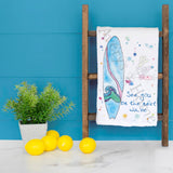 Surfing Ocean Tea Towel – Wave Lover Decor – Avery's Home