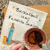 Basketball Tea Towel – Game Night Decor – Avery's Home