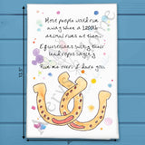 Horseshoes Sweet Tea Towel – Funny Southern Decor – Avery's Home