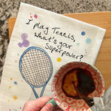Tennis Sport Tea Towel – Match Day Gift – Avery's Home