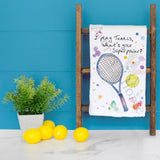 Tennis Sport Tea Towel – Match Day Gift – Avery's Home