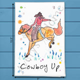 Cowboy Tea Towel – Rodeo Western Decor – Avery's Home