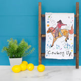 Cowboy Tea Towel – Rodeo Western Decor – Avery's Home