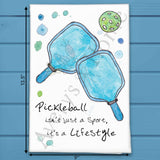 Pickleball Lifestyle Tea Towel – Court Decor – Avery's Home