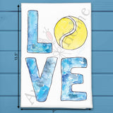 Love Tennis Tea Towel – Court Fans Gift – Avery's Home