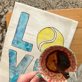 Love Tennis Tea Towel – Court Fans Gift – Avery's Home